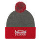 Sean Collins SMOKIN FUNNY Pom-Pom Beanie