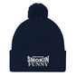 Sean Collins SMOKIN FUNNY Pom-Pom Beanie