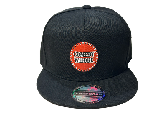 Comedy Whore Flat Brim Snapback