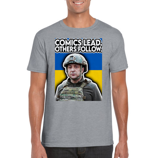 Comics Lead, Others Follow: Ukraine Edition - Classic Unisex Crewneck T-shirt