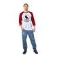 Cackling Crow Comedy - Unisex 3/4 sleeve Raglan T-shirt