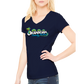 Okanagan Comedy Festival - Premium Womens V-Neck T-shirt