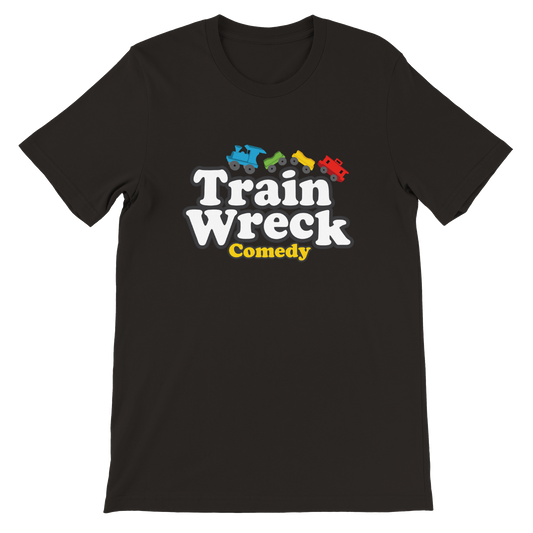 Train Wreck Comedy - Premium Unisex Crewneck T-shirt