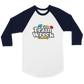 Train Wreck Comedy - Unisex 3/4 sleeve Raglan T-shirt