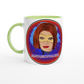 Ma'am -O- Pause!  White 11oz Ceramic Mug with Color Inside