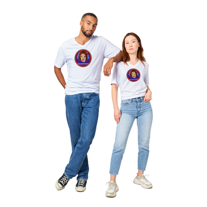 The Ma'am-O-Pause V! - Premium Unisex V-Neck T-shirt