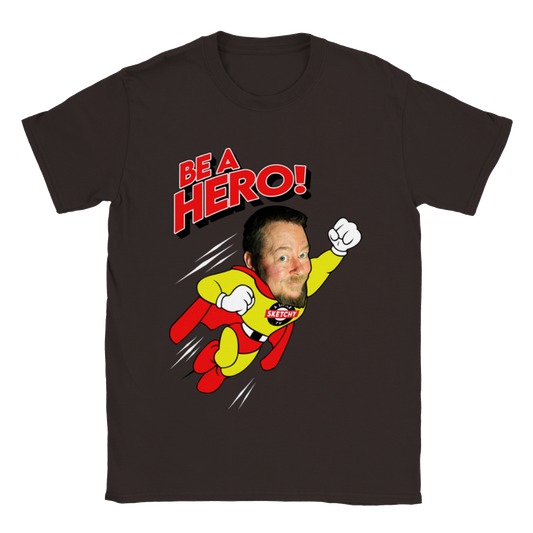 Sketchy Hero Chuck - Classic Unisex Crewneck T-shirt