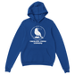 Cackling Crow Comedy - white logo - Classic Unisex Pullover Hoodie