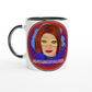 Ma'am -O- Pause!  White 11oz Ceramic Mug with Color Inside