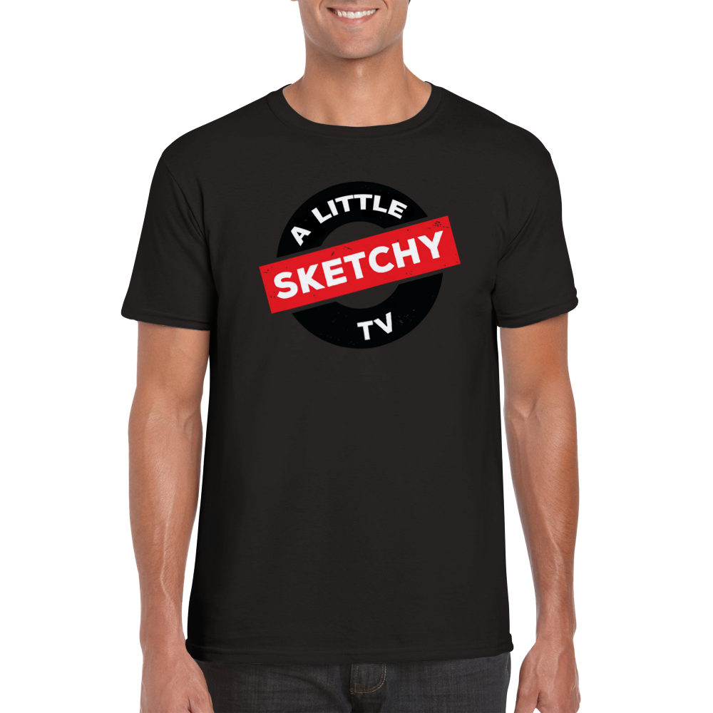 A Little Sketchy Logo - Classic Unisex Crewneck T-shirt