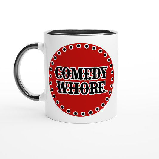 Comedy Whore (Darren Frost) White 11oz Ceramic Mug with Color Inside