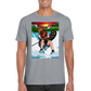 The Canadian Long Weekend -  A Moose headed Lumberjack with a beaver tail waterskiing. - Classic Unisex Crewneck T-shirt
